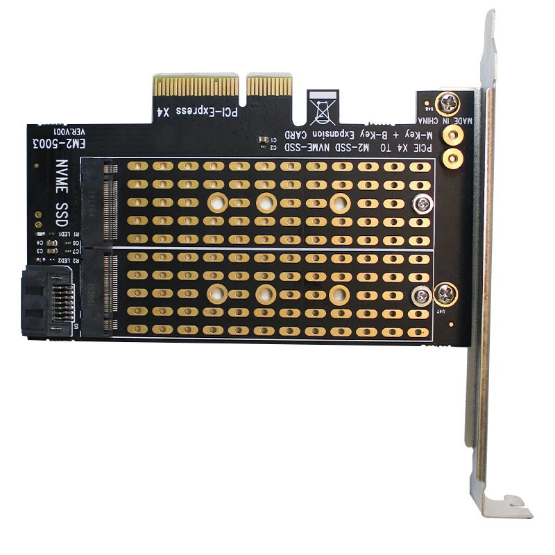 

PCIE To M.2 NVME Adapter Riser Card Add On Cards M.2 Key Type NGFF SSD Adapter Card PCIE To PCIE 4X Expansion Card