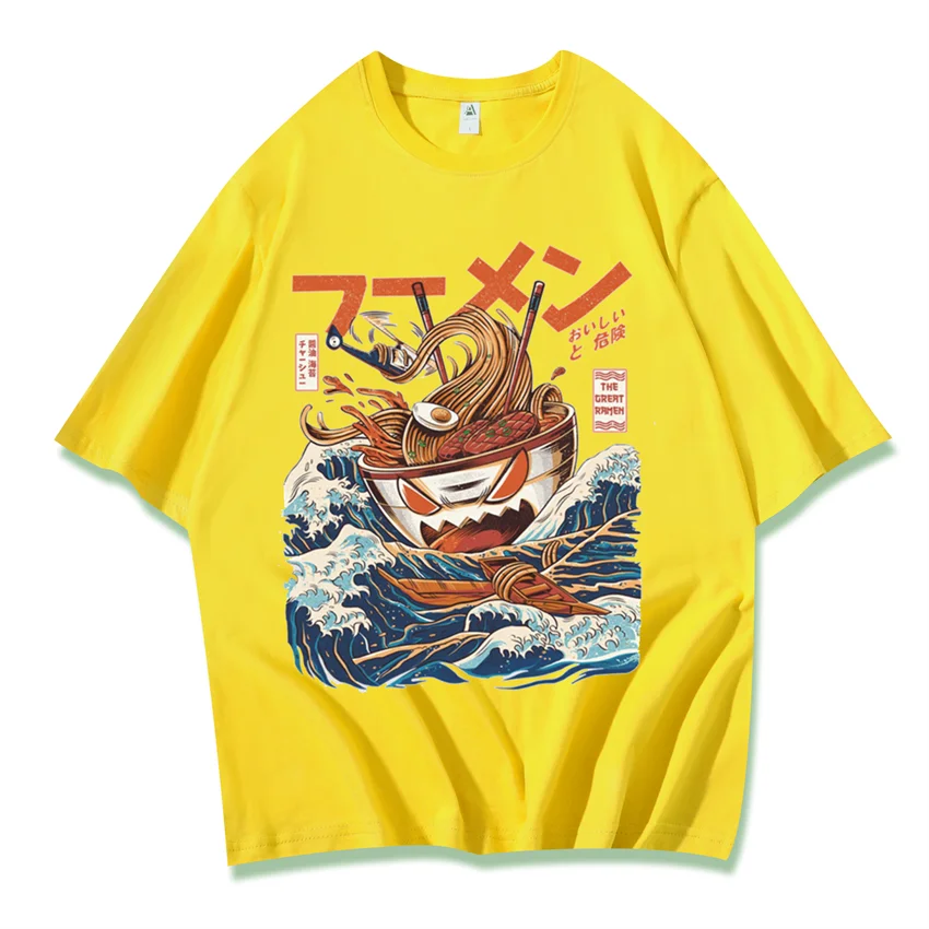 Футболка в стиле Харадзюку для девушек уличная одежда хип-хоп с японским принтом