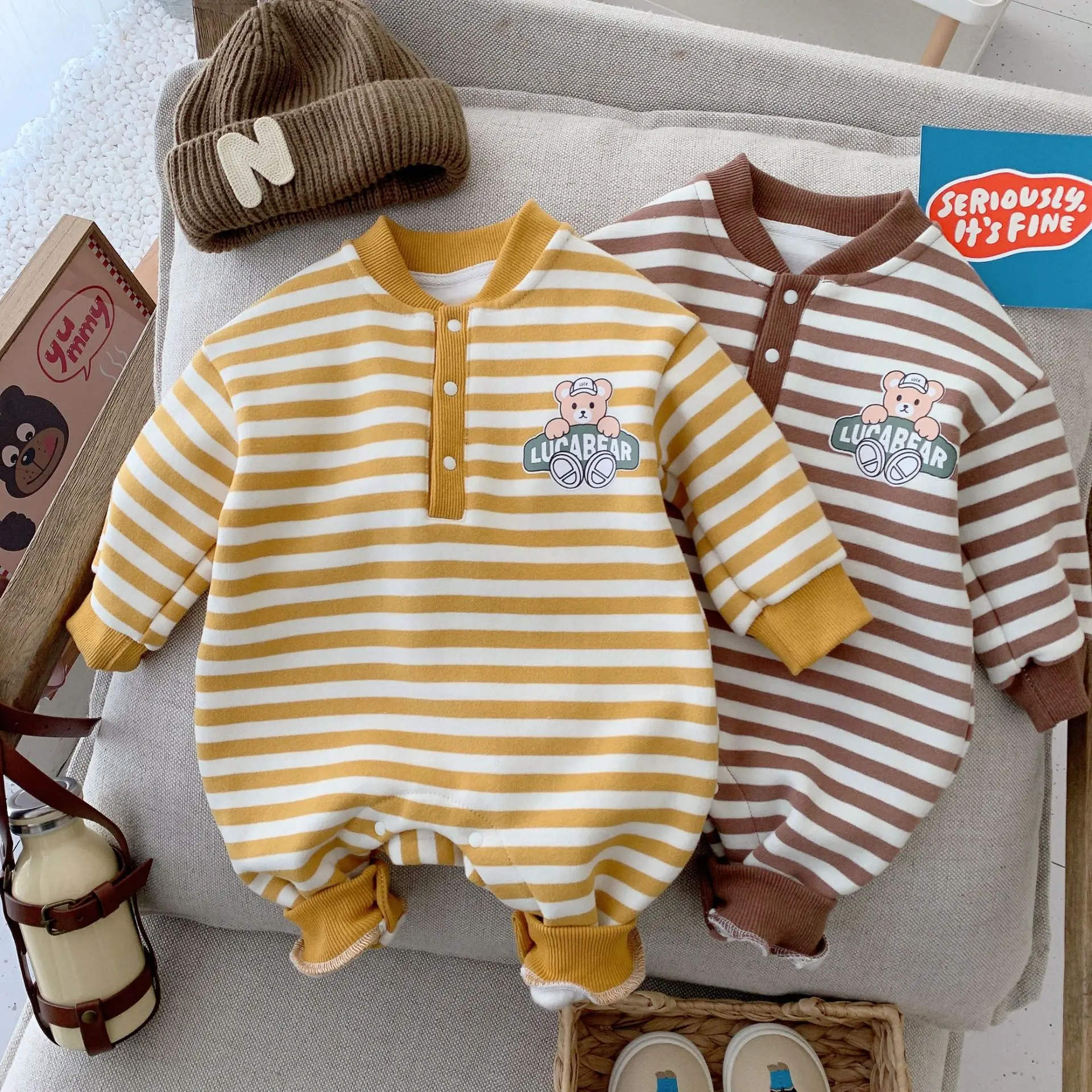 

Детский комбинезон с длинным рукавом, на возраст 0-24 месяца