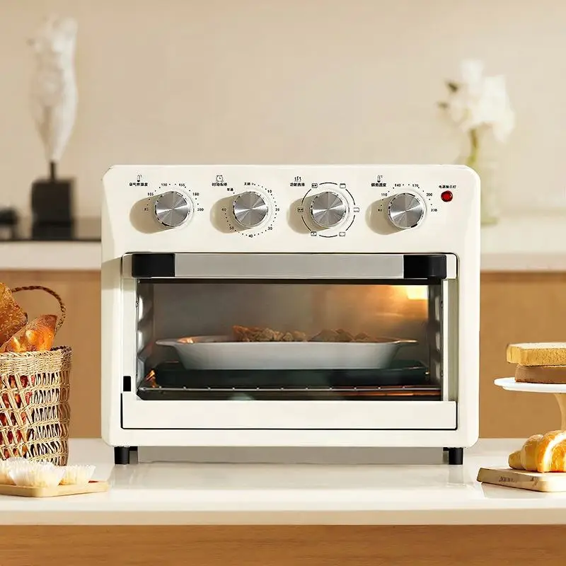 

23L Air Fryer Toaster Oven Combo, 12-in-1 Convection Ovens Countertop, 16-Slice Toast, 10-inch Pizza, with Accessories Tray