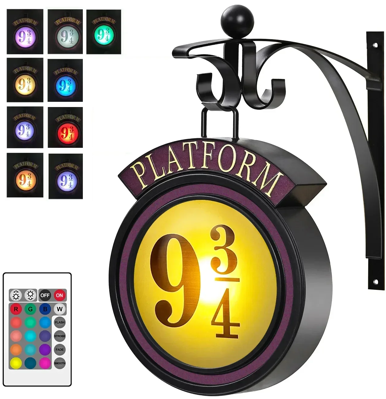 Гарри Поттер 9/4 фигурка ночник с светящейся палочкой декоративная лампа на