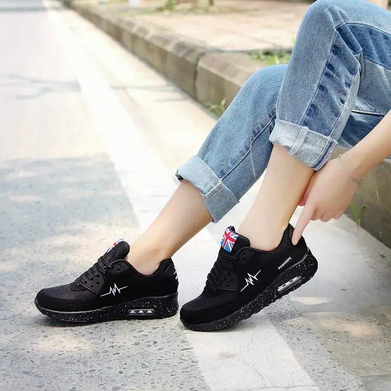 

Women Running Shoes 2021 Adventure Sports Shoes Woman Thick Soles Sneakers Without Laces Giay Sport Shoes Women Size 8 Tennis