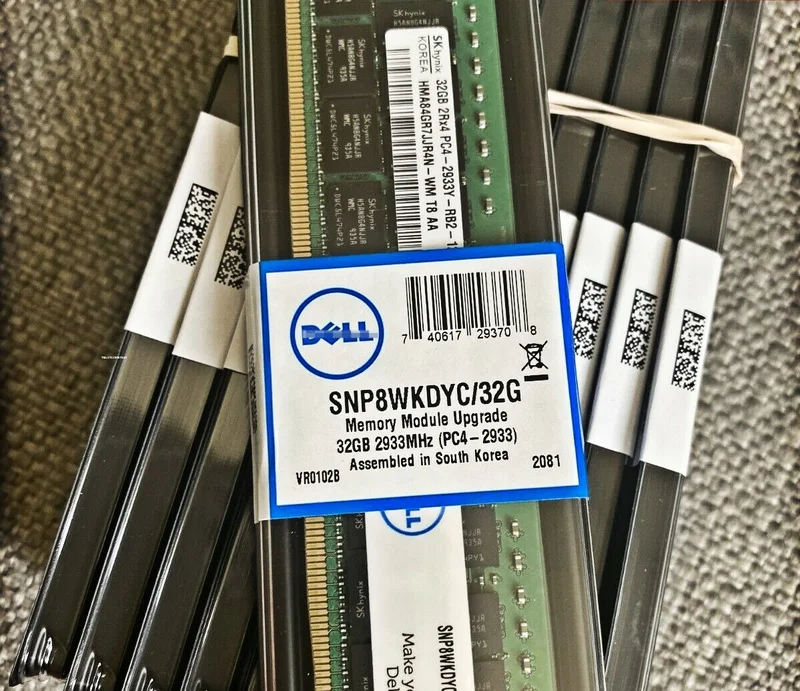 

RAM SNP8WKDYC/32G 32G DDR4 2933Y R730 R740XD T7910 memory