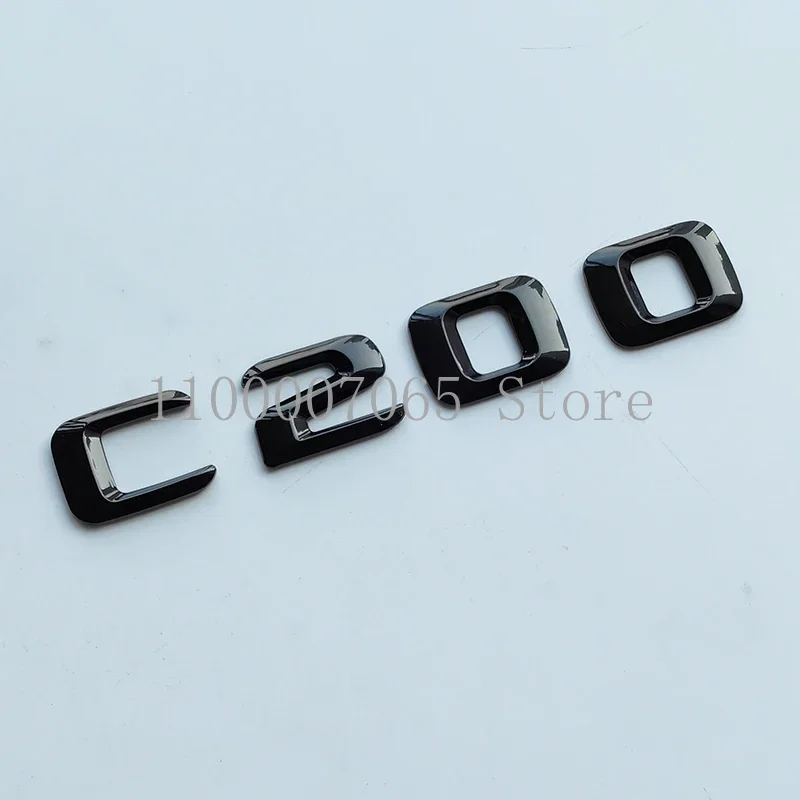 

2015 глянцевые черные буквы C180 C200 C250 C300 C400 C220d C250d 4Matic Эмблема ABS для Mercedes Benz W205 Наклейка с логотипом багажника автомобиля