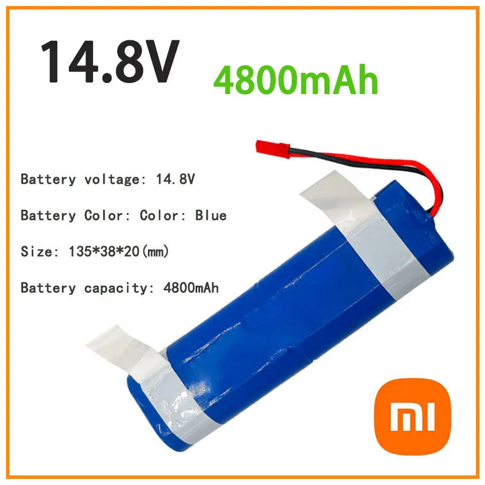 

14.8V Xiaomi original 4800mah 18650 lithium battery for ILIFE V3s Pro, V50, V55, V5s Pro, V8s, X750 robot vacuum cleaner battery