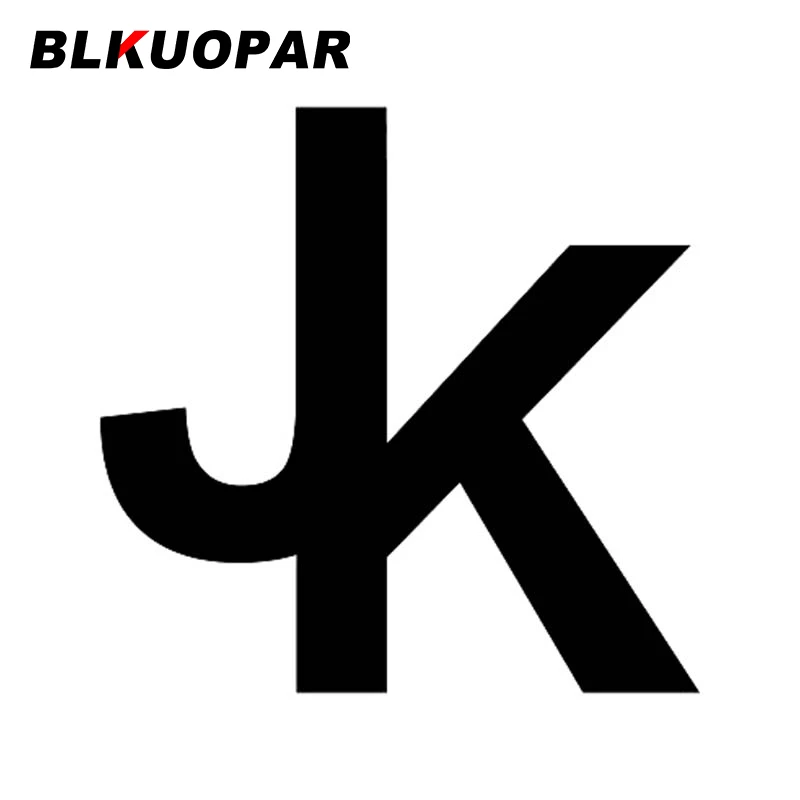 

Автомобильная наклейка BLKUOPAR K, солнцезащитная, персонализированная, водонепроницаемая, забавная наклейка, оригинальное украшение для окна,...