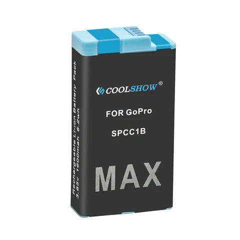 Аккумулятор Coolshow для экшн-камеры Gopro Max Battery 360 для Go Pro Max Аккумуляторы 1600 мАч