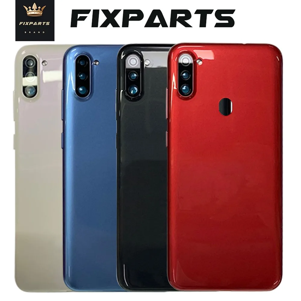 

Новинка для Samsung Galaxy A11 крышка батареи задняя дверь Корпус чехол Замена для SAMSUNG A11 A115F задняя крышка с объективом камеры