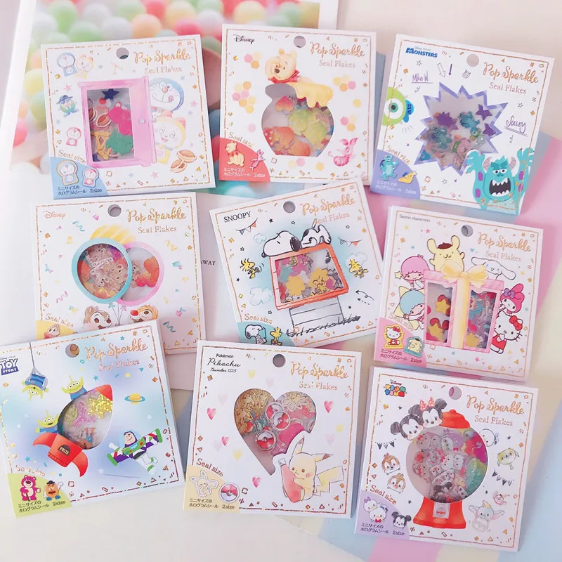 

Sanrio Stationery Cartoon Cinnamoroll Diy Cute Kuromi Melody Kawaii Hellokitty Decor Handbook Toy Story Transparent Pvc Stickers