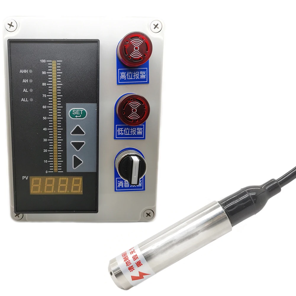

1 set 4-20MA Output Integral Liquid Oil Water Level Sensor Transmitter Detect Controller Float Switch Waterproof Mount Box Pump