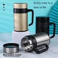large capacity insulation water cup mens 304 stainless steel cup tea cup insulation cup