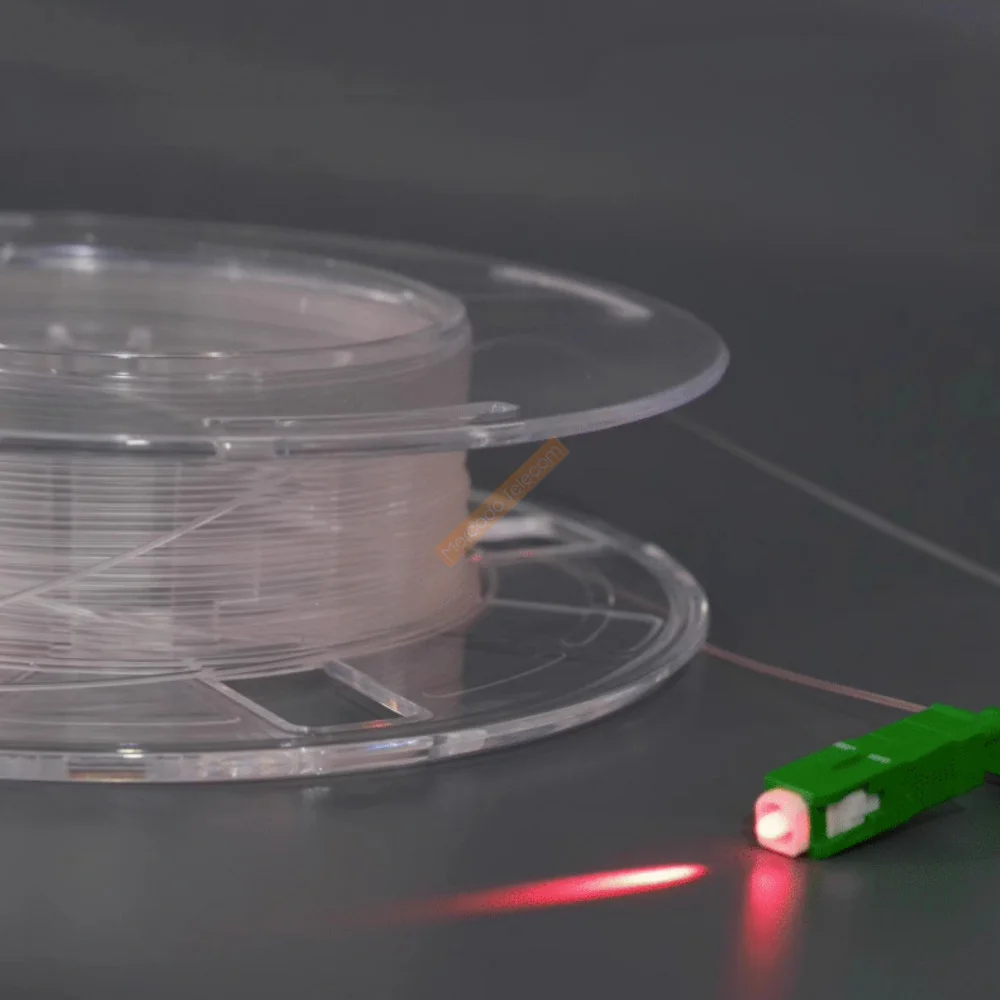 Гигабитный внутренний Невидимый Прозрачный оптоволоконный скрытый одножильный