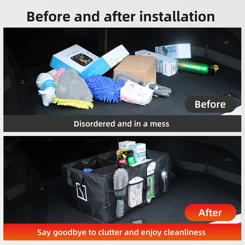 Складная изоляционная коробка для заднего багажника автомобиля сумка хранения