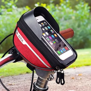 Bicycle Frame Front Tube Bag Portable Waterproof Practical Touch Screen Phone Holder MTB Bike Handlebar Cell Mobile Phone Bag