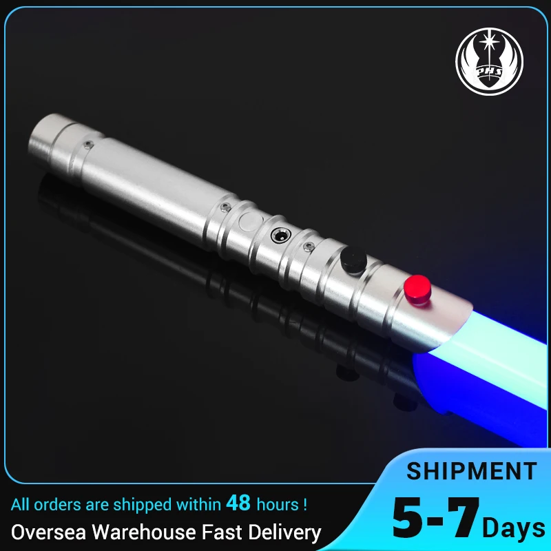 Световой меч PHS Plus серебряная серия джедаев световой Blu-Ray Skywalker металлический 100