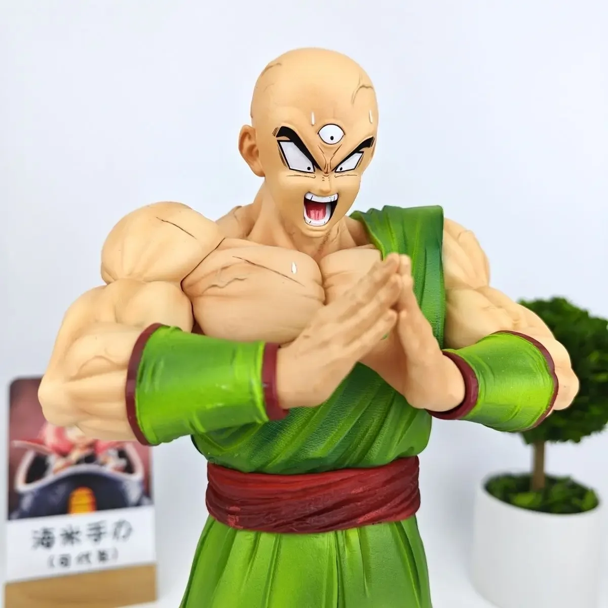 Фото В наличии Dragon Ball Z Фигурка Tien Shinhan Фигурка Tien Shinhan Kikoho Фигурка 31 см Gk Статуя Коллекция Модель Пользовательская Игрушка №3