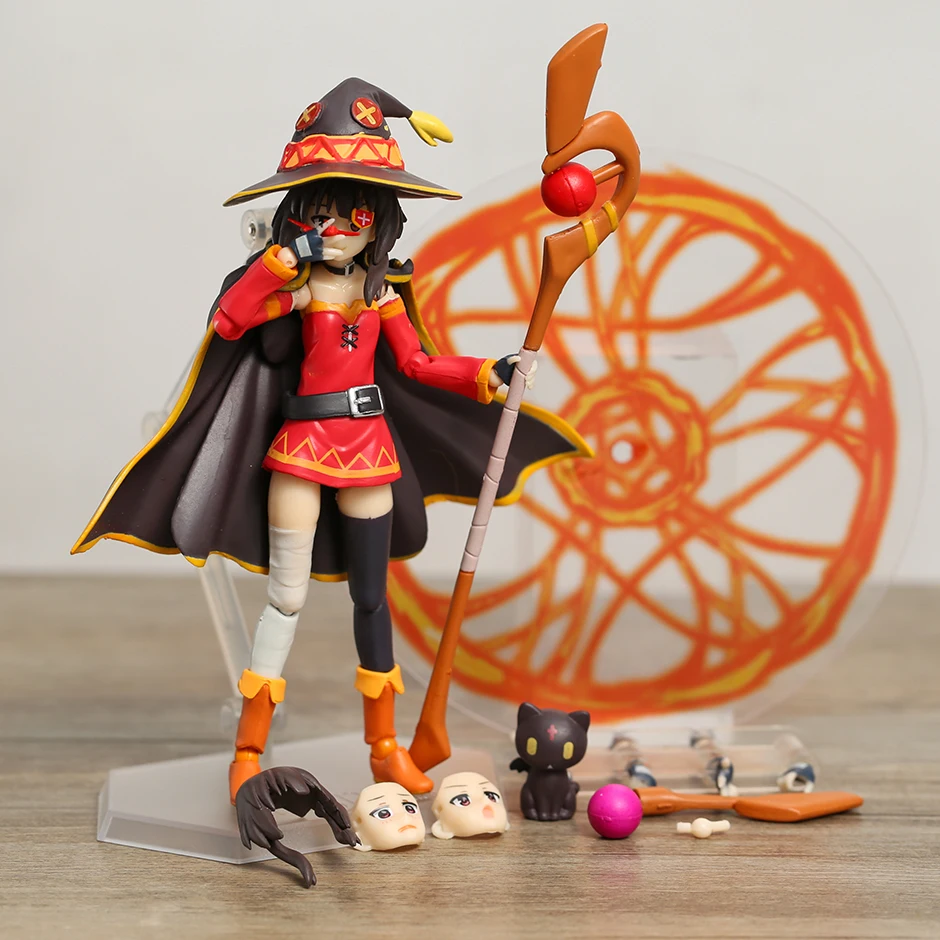 

Figma 407 Megumin KonoSuba God's Blessing on this Wonderful World PVC Model Anime Collection Action Figure Toy Gift