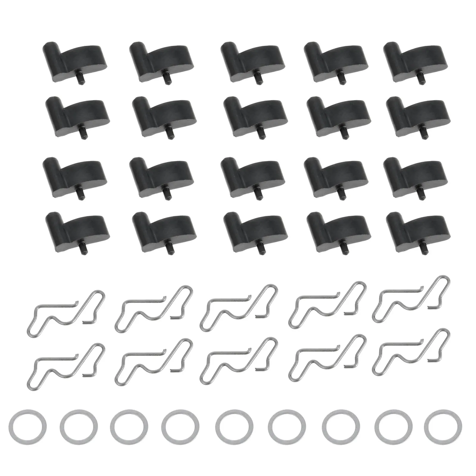 

10 комплектов (40 шт.) Φ Pawl Набор для ремонта пружинной шайбы подходит для STIHL 017 018 021 023 025 MS170 MS180 MS230 MS210