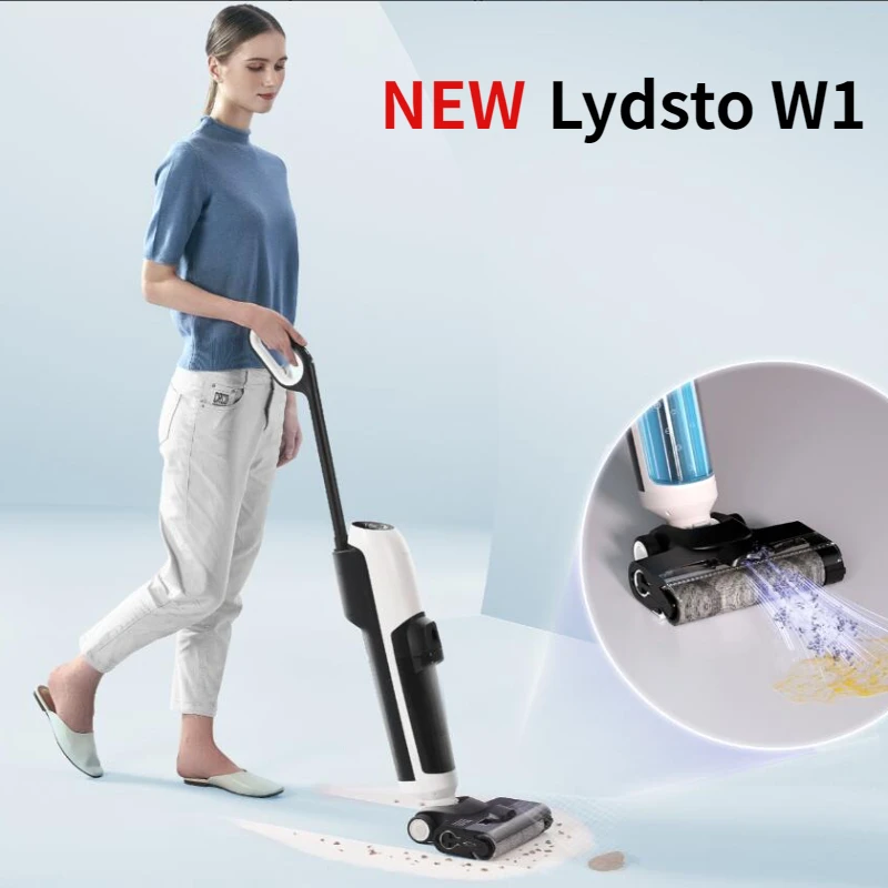 

2023 Lydsto Wireless Floor Washer Sweep and Drag Integrated Automatic Intelligent Sensing Drag Wash Air Dry 4-in-1Strong Suction