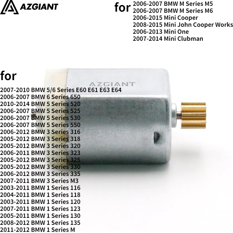 

1020463 Двигатель блокировки ELV/ESL 1020463 Для BMW 1/3/5/6/M серии E60/61/63/64 650/550/530/525/520 M3/5/6 Mini Cooper/One/Clubman
