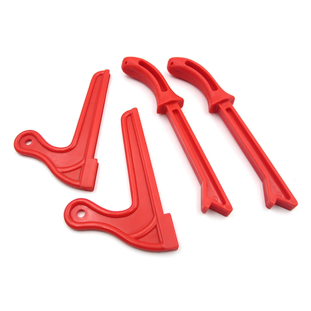 

4 Pcs Home Unique Steady Carpentry V Shaped Jointers Safety Push Set Durable Accessories Table Saws Hand Protection Woodworking