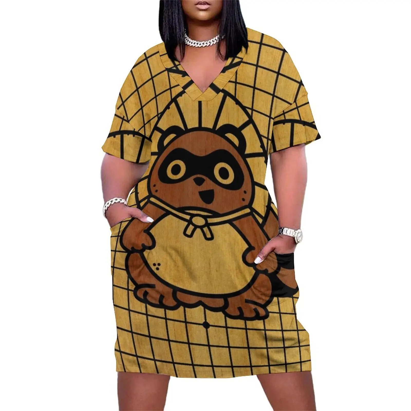 Женское платье Tenuki Tanuki из полиэстера