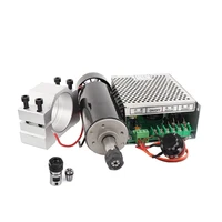 500w er11 cnc spindle motor kit w adjustable power supply 52mm clamps for engraving machine printer part