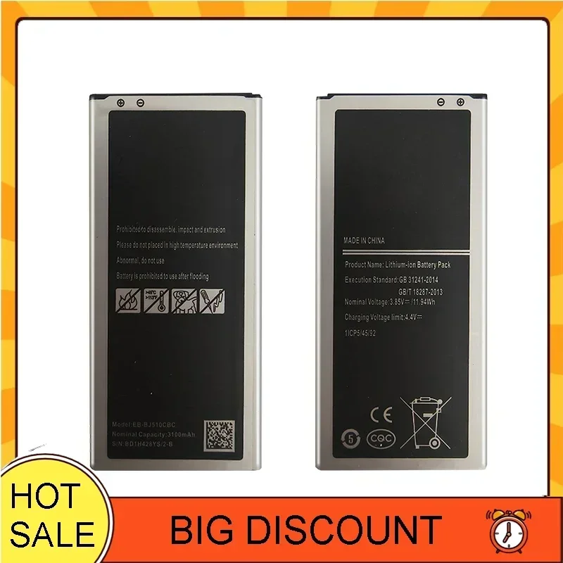 EB-BJ510CBC EB-BJ510CBE Аккумулятор емкостью 3100 мАч для Samsung Galaxy Edition J5 2016 J510 J510FN J510F J5108 J5109