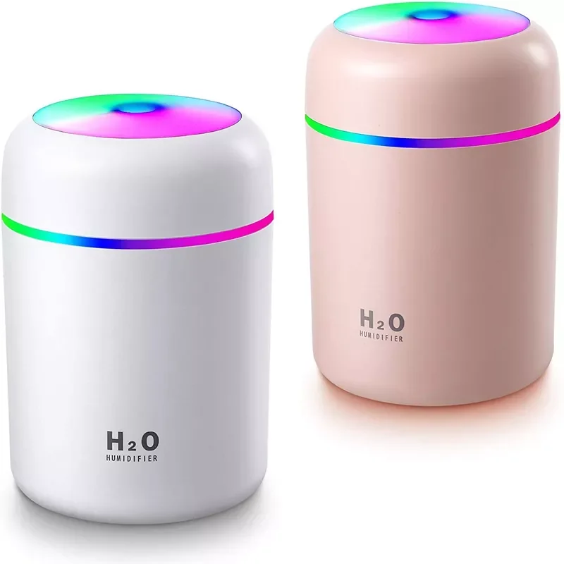 

Mini Air Humidifer Aroma Essential Oil Diffuser With Romantic Lamp USB Mist Maker Aromatherapy Humidifiers For Home
