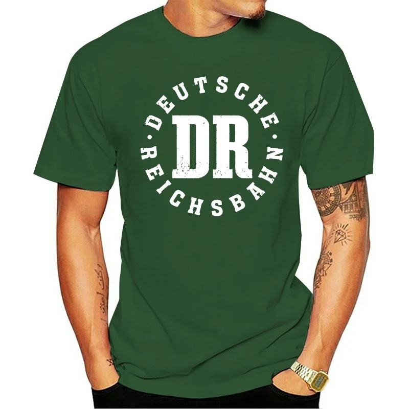 

Printed Pure Cotton Men Shirt Reichsbahn DR Train Eastern Bloc Ostalgie DDR Train GDR Fun Cult O-Neck T Shirt