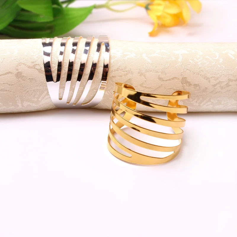 

Свадебные Кольца для салфеток, украшение стола, с вырезами, для семейных торжеств, для ежедневного использования, держатель для салфеток, украшение для вечеринки