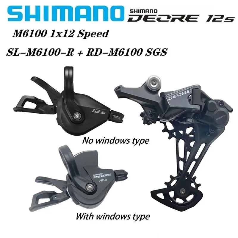 

Переключатель передач SHIMANO DEORE M6100 12 S, механизм переключения передач SL M6100, задний переключатель передач RD M6100 SGS, 12 Скоростей, 12 В, SWTICH Basic M7100 ...