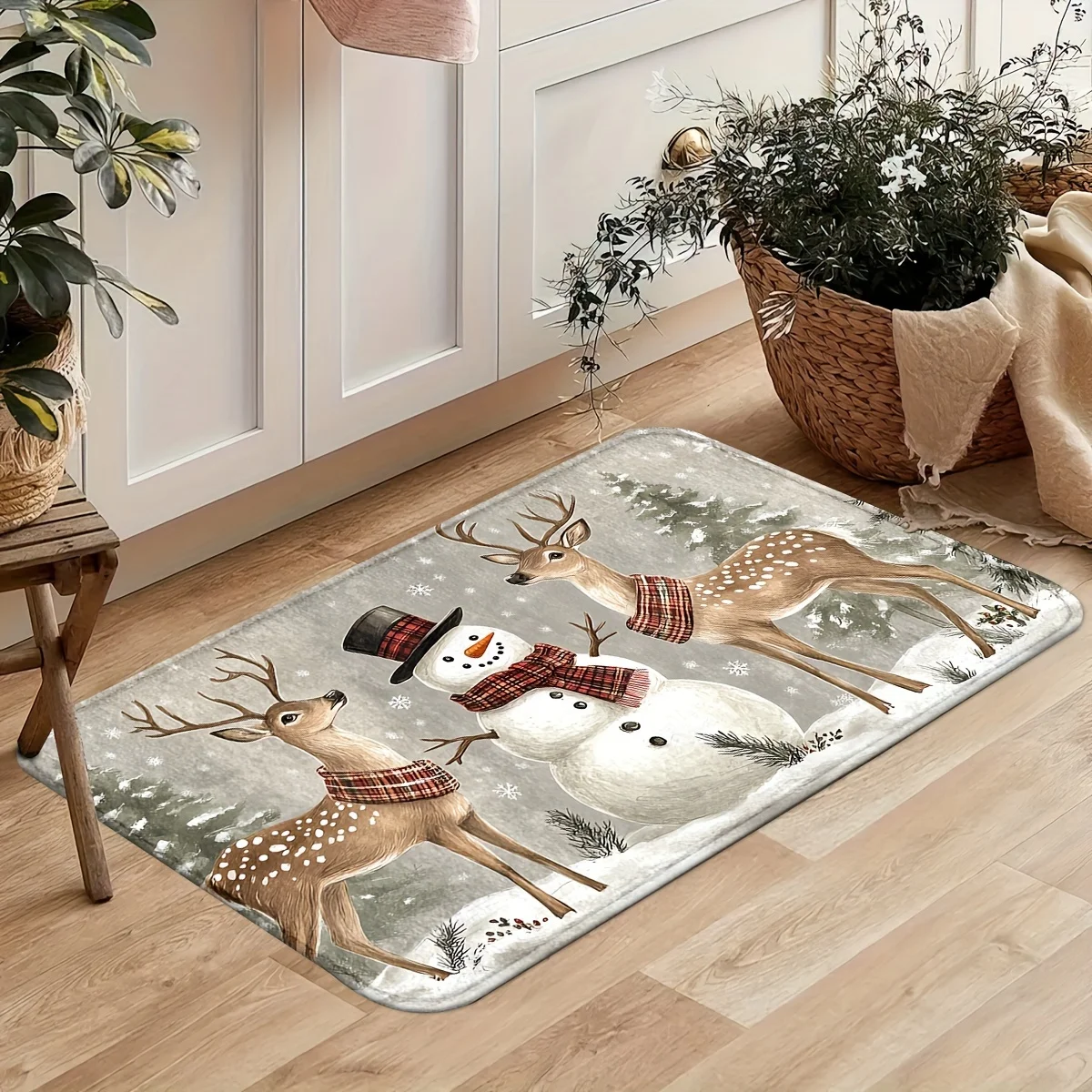 

Рождественский коврик из полиэстера