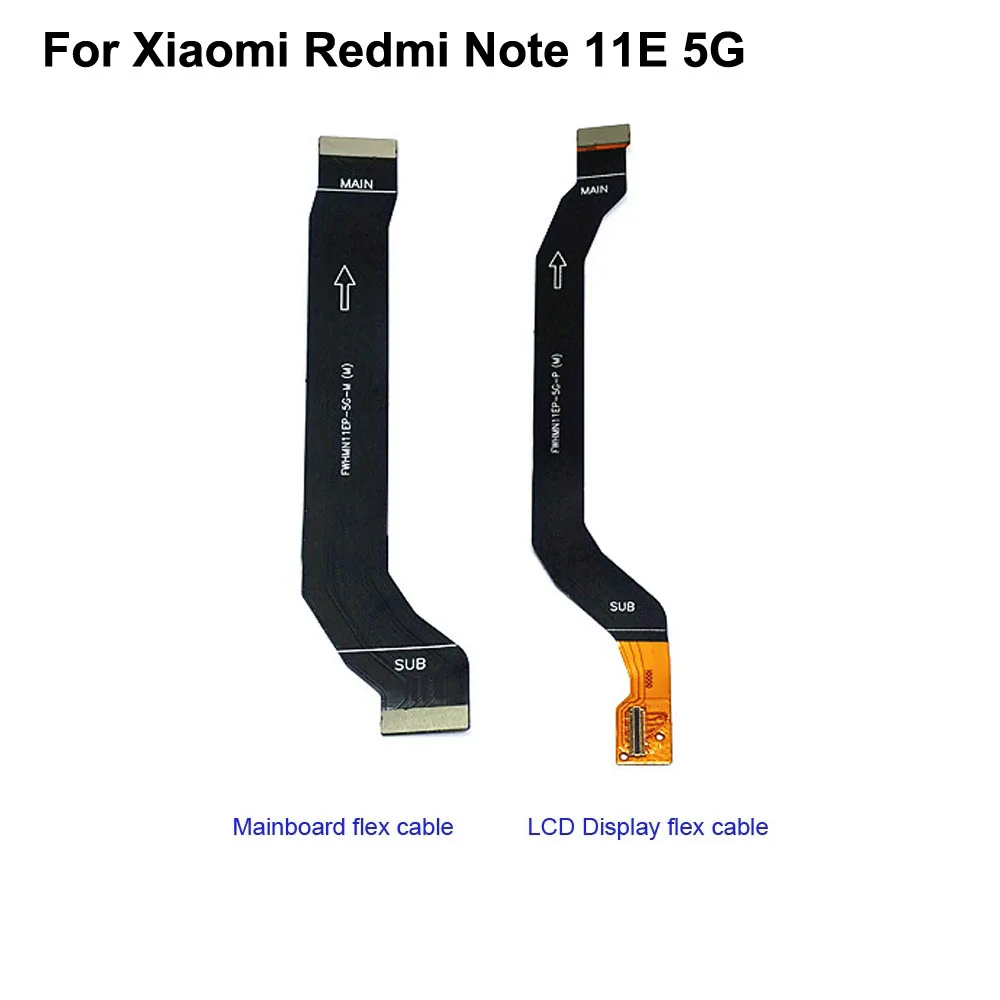 

Для Xiaomi Redmi Note 11E основной ЖК-дисплей подключение материнской платы гибкий кабель запасные части для детской материнской платы Лента матери...