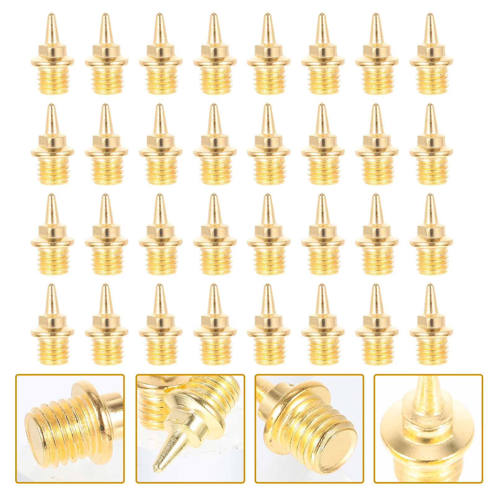 

32 Pcs Shoe Nails Shoes Spike Running Accessories Short Metal Spikes Steel Lighter Weight