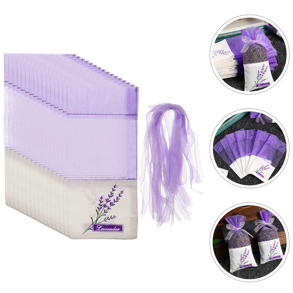 

50pcs Lavender Sachets Bags Empty Lavender Sachet Bags DIY Empty Scent Bags