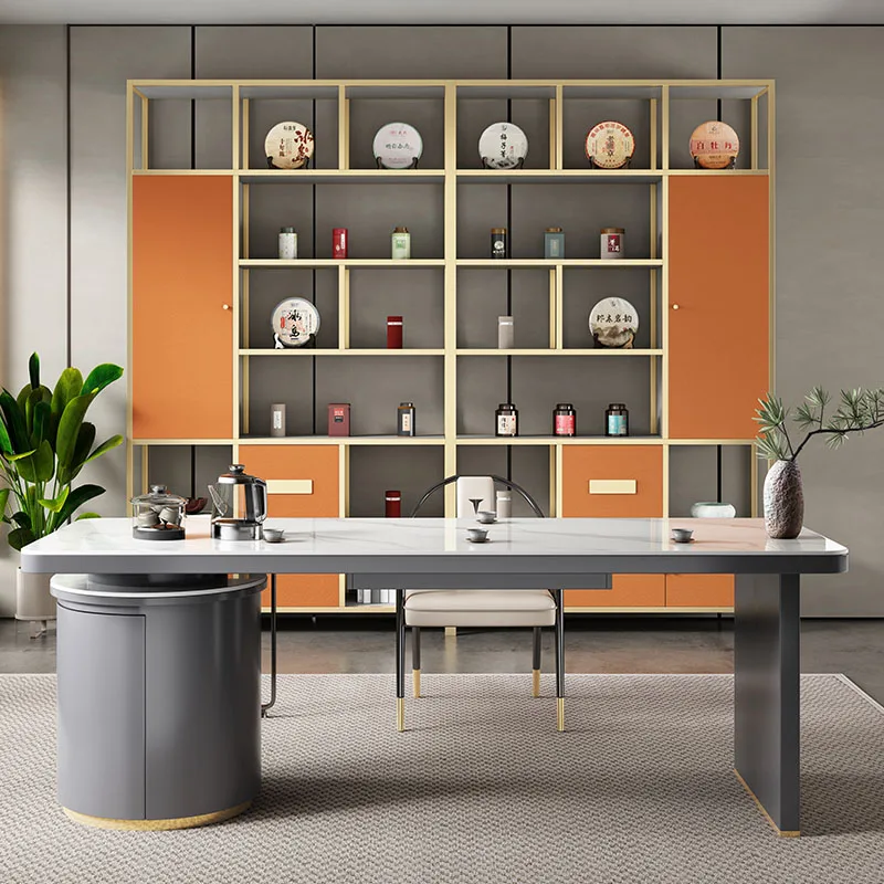 Роскошная книжная полка стеллаж для хранения из алюминиевого сплава