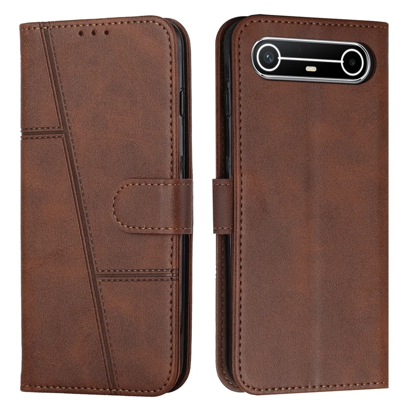 Фото Для Tecno Pova Тонкий чехол-книжка с откидной крышкой для Coque Tecno Pova slim/Spark Тонкий кожаный защитный чехол для телефона Fundas №2