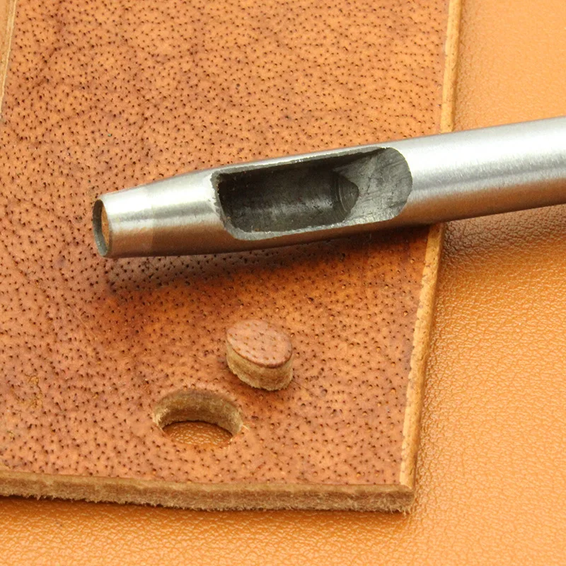 Овальная Перфорация Круглая Угловая Форма Искусственный Дырокол Для Ремня