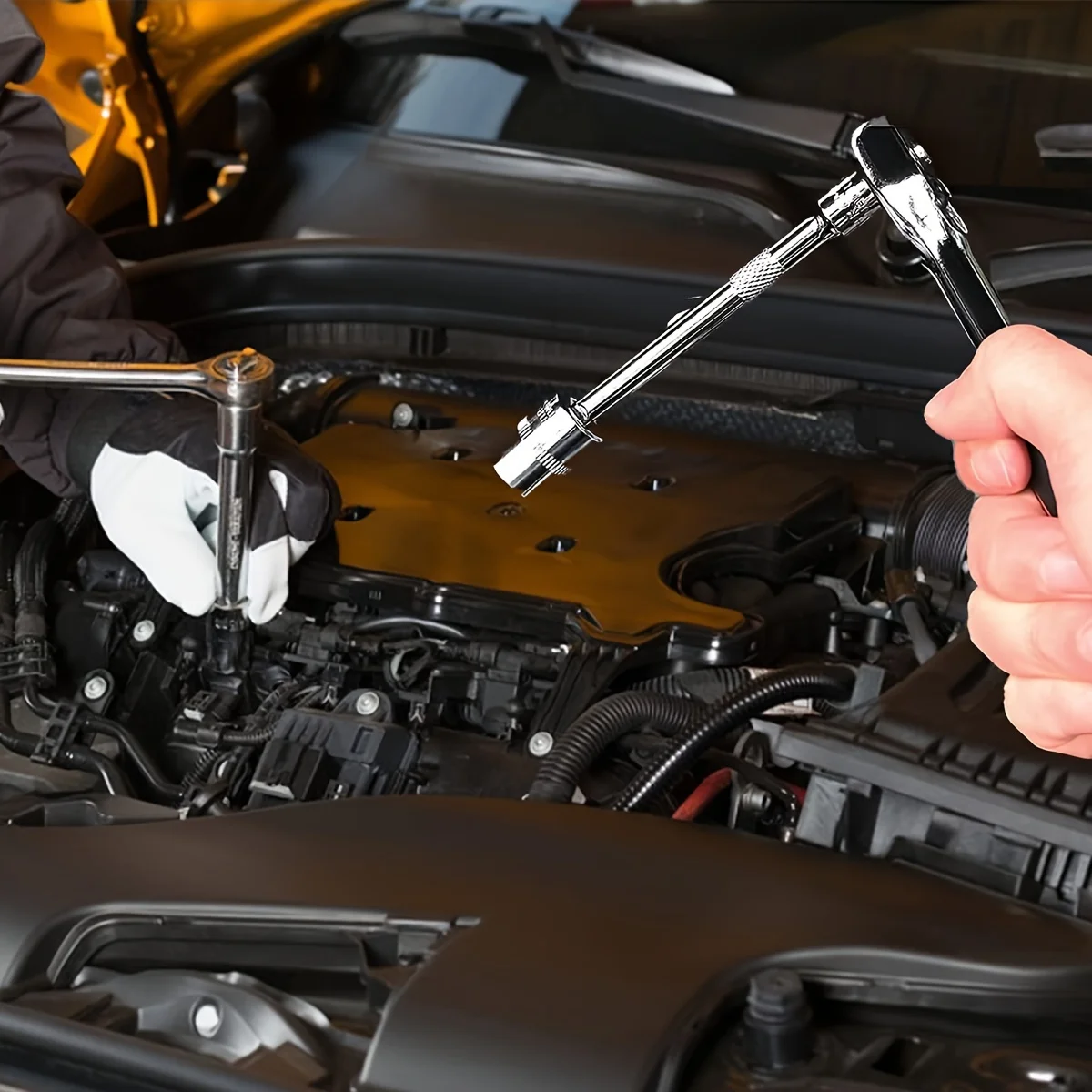 Набор торцевых гаечных ключей 32 шт. удлинитель многофункциональный гаечный ключ