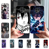 bandai naruto uchiha sasuke phone case for redmi 9 5 s2 k30pro silicone fundas for redmi 8 7 7a note 5 5a