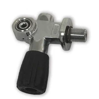 knob o2 300bar overpressure botel needle handwheel diving equipment drysuits exhaust twin tank valve