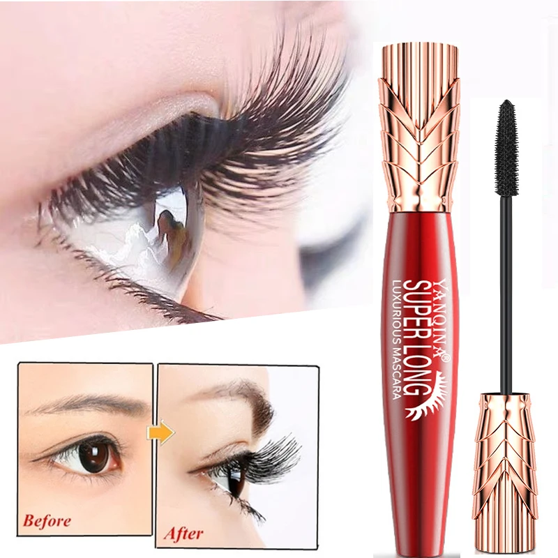 

Professional Curled Mascara Waterproof Fast Dry Long-wearing Do Not Take Off Makeup Black Lashes Extensions Women Eyes Cosmetic