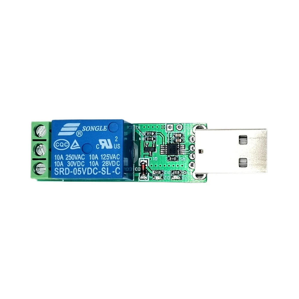 

HID Drive-free Micro USB Control Switch 1 Way 5V Relay Module Computer USB Control Switch PC Intelligent Control Plug and Play