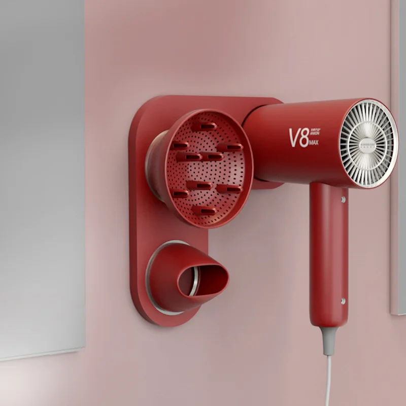 Hair Dryer Household Wall-mounted Perforation-free High Power Negative Ion Hair Care High Wind Power Constant Temperature