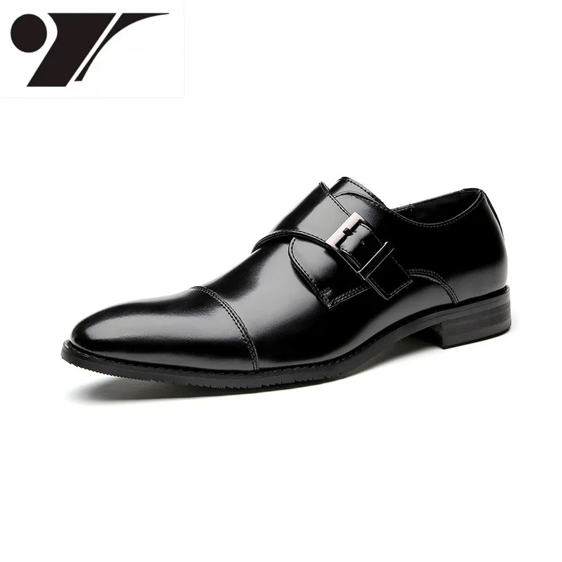 

New Genuine Leather Business Casual Leather Shoes Men 'S Formal Wear Gentleman Pumps Office Banquet Fashion Wedding Shoes