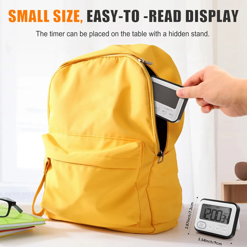 Цифровой кухонный таймер обратного отсчета: счетчик для учителей большой