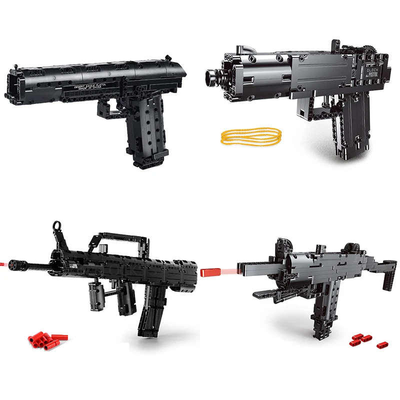 Новая модель военного пистолета Desert Eagle 2022 набор строительных блоков для сборки