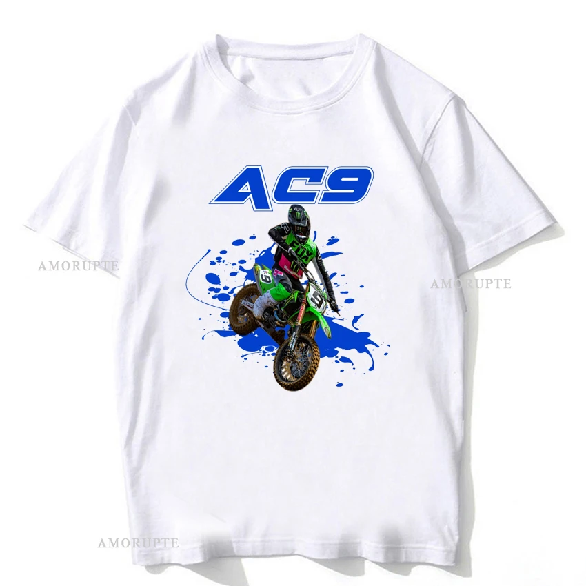 Летняя мужская футболка с коротким рукавом Adam Cianciarulo AC9 мотокросс велосипед для