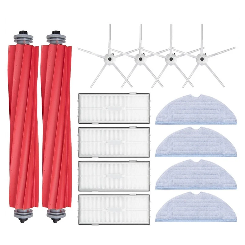 

14PCS For Xiaomi Roborock S7 Maxv / S7 Maxv Plus / S7 Maxv Ultra / G10S/G10S PRO Robot Vacuum Parts